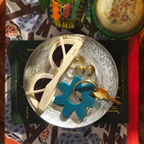Sage x Clare - Whitney Key Ring - Capri