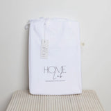 Home Lab - Stonewashed Cotton Bed Skirt - White