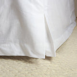 Home Lab - Stonewashed Cotton Bed Skirt - White