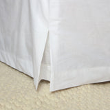 Home Lab - Stonewashed Cotton Bed Skirt - White