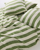 KIP & CO - Moss Stripe - European Pillowcase 2P Set