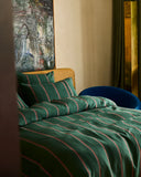 KIP & CO - Wakame Crush Stripe - Linen Quilt Cover King