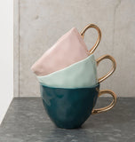 Good Morning Cup - Blue Green 11cm