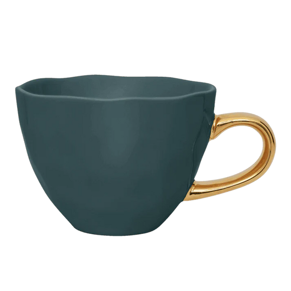 Good Morning Cup - Blue Green 11cm