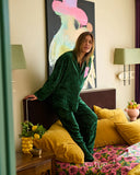KIP & CO - Candy Pine - Velvet Long Sleeve Shirt & Pant Pyjama Set