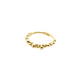 Pilgrim - Solidarity Recycled Bubbles Ring - Gold Plated