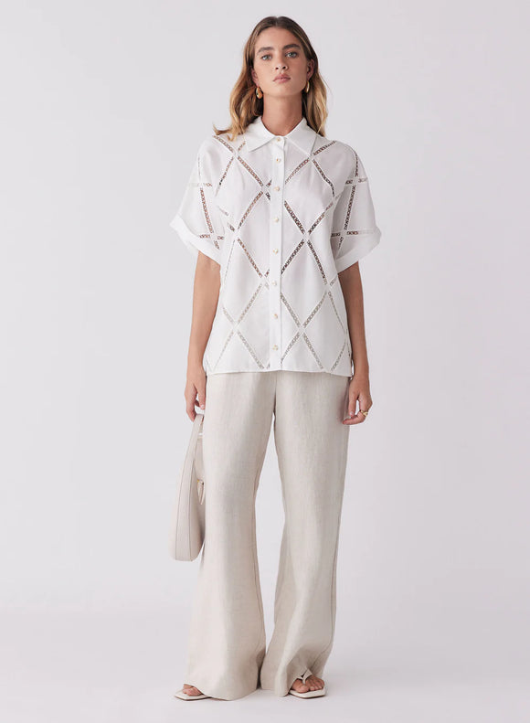 Esmaee - Thousand Mile Shirt - White