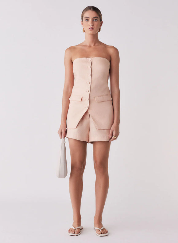 Esmaee - Portsea Bandeau Top - Peach