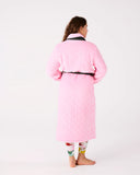 KIP & CO - Candy Pine - Quilted Velvet Robe - S/M