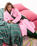 KIP & CO - Candy Pine - Quilted Velvet Robe - S/M