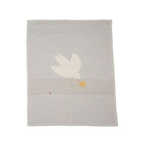 David Fussenegger Baby Blanket - Dove Grey