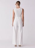 Esmaee - Oceanic Pant - White