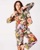 KIP & CO - Cottage Garden - Eden Organic Cotton Long Sleeve Shirt & Pant Pyjama Set