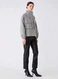 Esmaee - Weekender Jacket - Ash Chevron