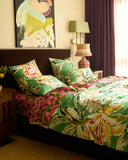 KIP & CO - Somerset Green - Organic Cotton Pillowcases 2P Std Set