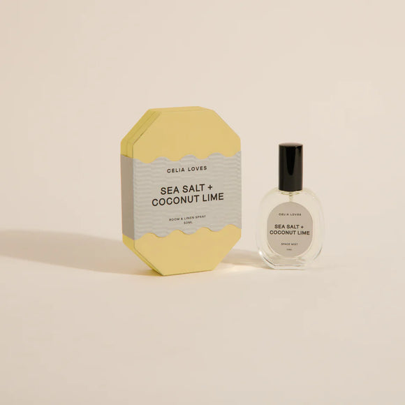 Celia Loves - Sea Salt & Coconut Lime - Room Spray 50ml