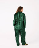 KIP & CO - Candy Pine - Velvet Long Sleeve Shirt & Pant Pyjama Set