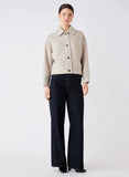 Esmaee- Stopover Jacket - Cream Chevron