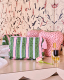KIP & CO - Cactus Stripe - Quilted Cotton Toiletry Purse