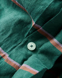 KIP & CO - Wakame Crush Stripe - Linen Quilt Cover King