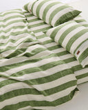 KIP & CO - Moss Stripe - Pillowcase 2P Set