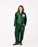 KIP & CO - Candy Pine - Velvet Long Sleeve Shirt & Pant Pyjama Set