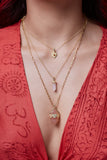 Cloud Nine Jewellery - Rose Quartz Aroha Necklace - Gold