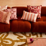 Bonnie & Neil - Bold Stripe Cushion Cover - Clay 40cm x 60cm