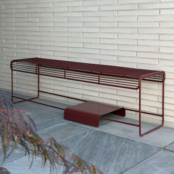 Ico Traders - Benmore Bench - Chocolate Red