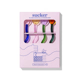 Sucker - Glass Cocktail Stirrer Set