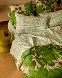 Bonnie & Neil - Marigold Leaf Linen Quilt Cover - Super King