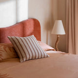 Bonnie & Neil - Linear Tan Cushion Cover - 50cm