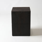 Fibreglass Quad Stool - Coffee