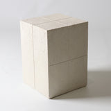 Fibreglass Quad Stool - Off White