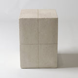 Fibreglass Quad Stool - Off White