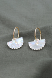 Hagen + Co - Fantail Earrings - Pearl