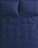 KIP & CO - Indigo Linen Pillowcases Set 2 Std