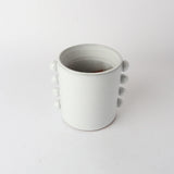 Terracotta Ball Planter 17cm - White