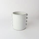 Terracotta Ball Planter 17cm - White