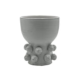 Terracotta Ball Planter 26cm - White