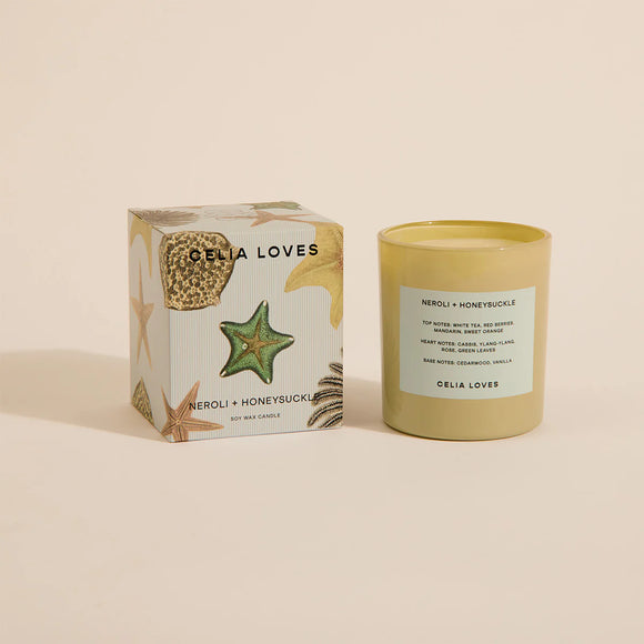 Celia Loves - Neroli & Honeysuckle - 395gm Candle