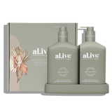 Al.ive Body - Green Pepper & Lotus - Wash & Lotion Duo