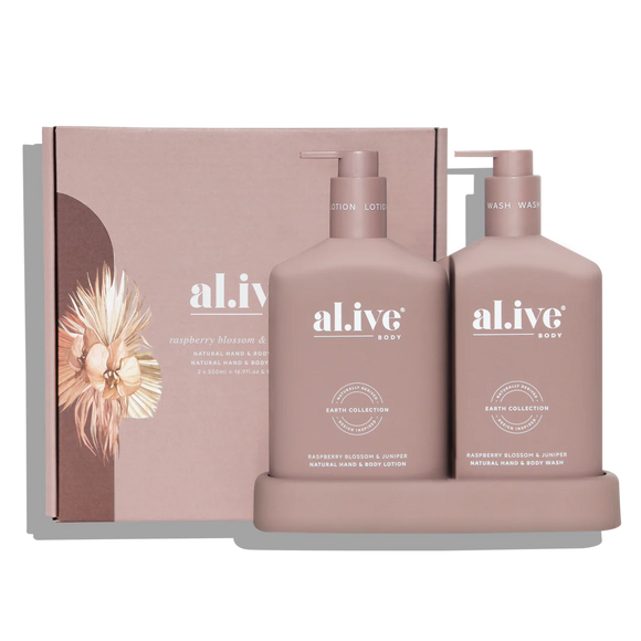 Al.ive Body - Raspberry & Juniper - Wash & Lotion Duo