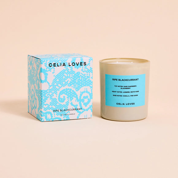 Celia Loves - Ripe Blackcurrant - 80H Candle