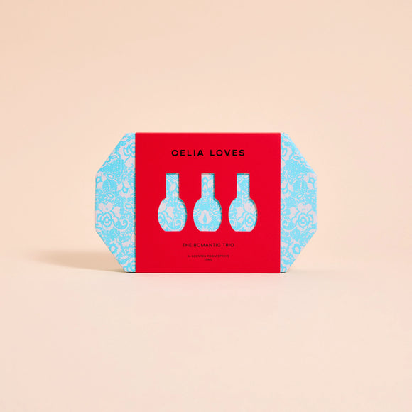 Celia Loves - The Romantic -Trio Room Spray Set