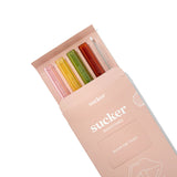 Sucker - Reusable Glass Smoothie Straws - Multi-colour