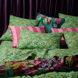 Sage x Clare - Evette Cotton Flat Sheet - Olive