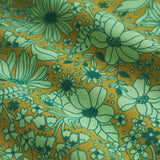 Sage x Clare - Evette Cotton Flat Sheet - Olive