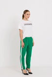 Tuesday  - Bobbie Pants - Green/White