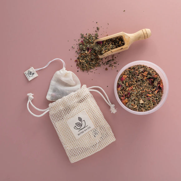 The Better Tea Co - Reuseable Organic Cotton Tea Bags